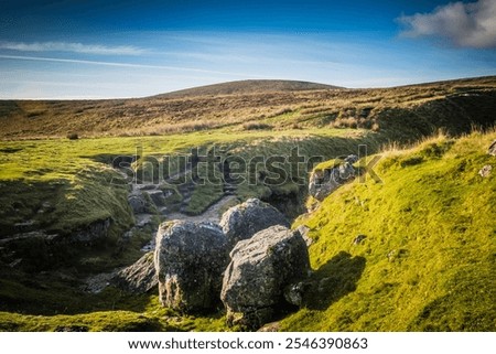 Hull Pot, a collapsed cavern in the Yorkshire Dales, starting from Horton-in-Ribblesdale.