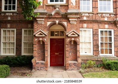 Hull, UK 07 30 2022 Old House With Structural Movement