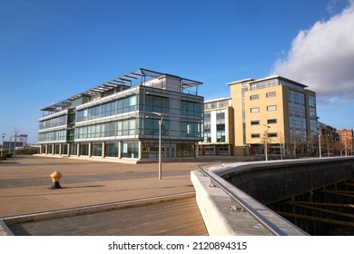 Hull, Yorkshire, UK 01 30 2022 Modern Architecture Office Block