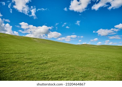 Hulunbeier grassland in Inner Mongolia,Sky and grassland