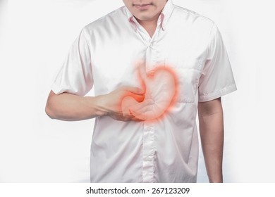 Digital Composite Highlighted Red Painful Liver Stock Photo 1381662881 ...