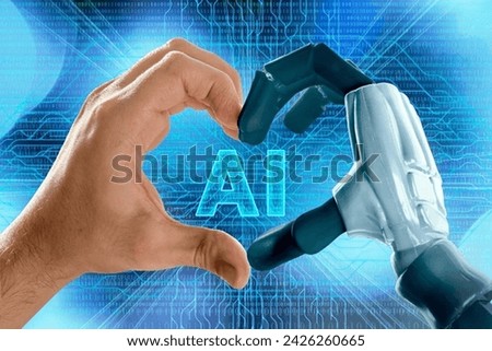 the human and AI is atteched in some situvetions in progratuveted and programaing is  the ai  is update to filings expresions ex: this days are 2030 to 2050 the Ai  Is So Much INTELIGENCE   And Smart  [[stock_photo]] © 