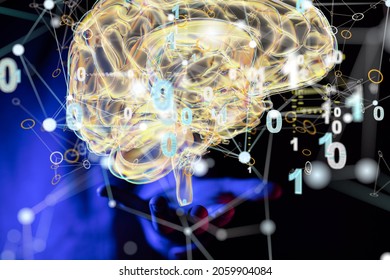 A Human Brain As A Mind, Power, And Energy Concept