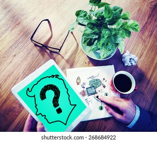 Human Brain Thinking Confusing Question Mark Concept - Powered by Shutterstock - Get 15% off with code: PIKWIZARD15