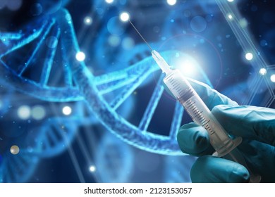 Human Cell Biology DNA Strands Molecular Structure Illustration