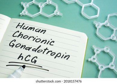 Human Chorionic Gonadotropin HCG Written On The Page.