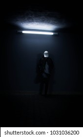 Human in the darkness