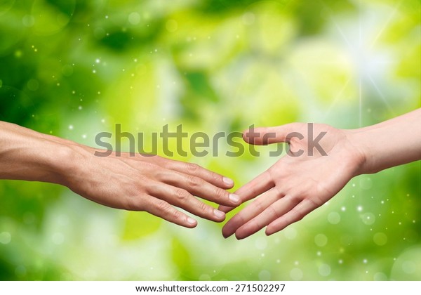 Human Hand,\
Assistance, Charity and Relief\
Work.