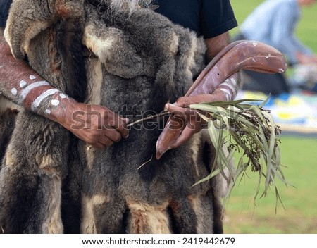 Similar – Image, Stock Photo Welcome rituals | first light on