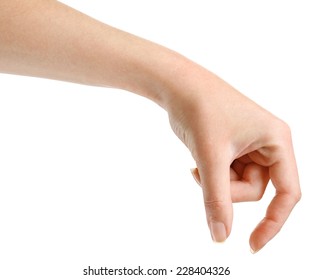 Human Hand Isolated On White
