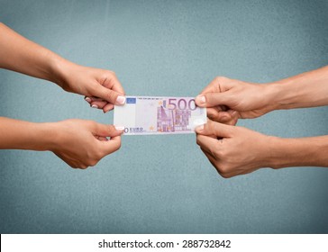 Human Hand, Pulling, Currency.