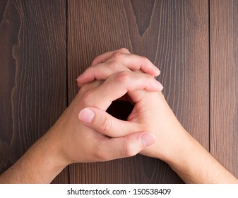 Human Hands Clasped