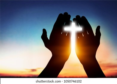 Human Hands Open Palm Worship Stock Photo 1050746102 | Shutterstock