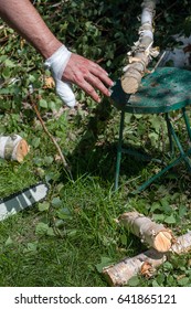 Chainsaw Accident Images Stock Photos Vectors Shutterstock