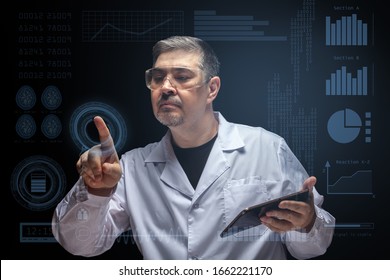 Human interaction with a virtual interface in a modern laboratory - the technology of the future is here