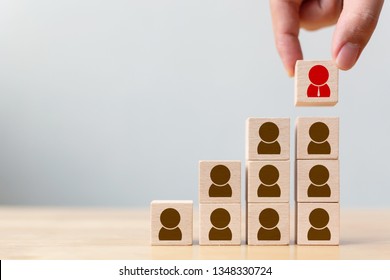 Human Resources Management Recruitment Business Build Stock Photo ...