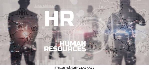 Human Resources, CRM, Data Mining And Social Media Concept. Mixed Media People.