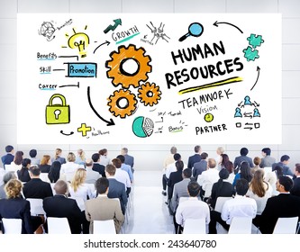 Human Resources Employment Teamwork Business Seminar Stock Photo (Edit ...