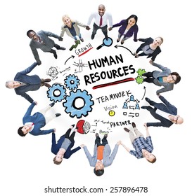 Human Resources Employment Teamwork Business People Stock Photo ...