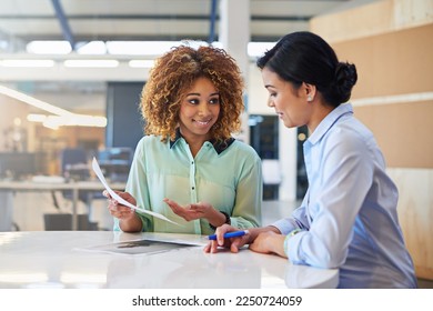 Human resources, hiring and contract with a woman manager and candidate meeting at work. Business, resume and review with a female employer working on recruitment or in an interview in the office - Shutterstock ID 2250724059