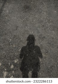human shadow abstraction natural texture black background