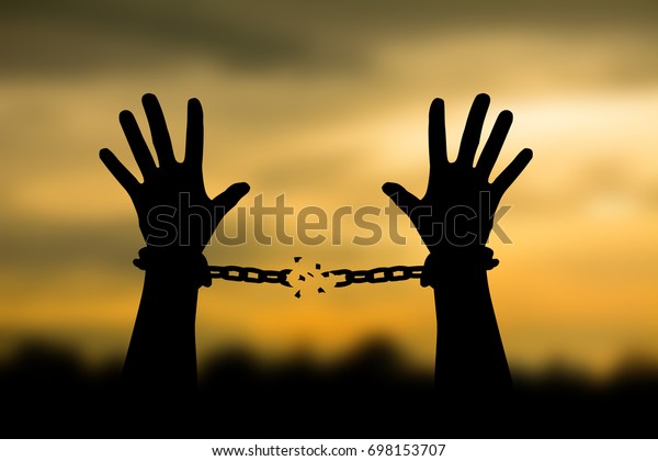 Human shadow image of human hand chain is absent.\
Get free