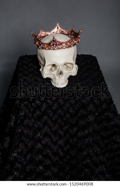 Human Skull Crown Lies On Altar Stock Photo 1520469008 | Shutterstock