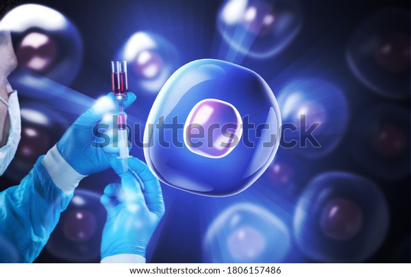 Human\
system cells molecular structure\
illustration