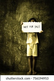 Human Trafficking. I'm Not For Sale. Human Is Not A Product. Stop Child Abuse.