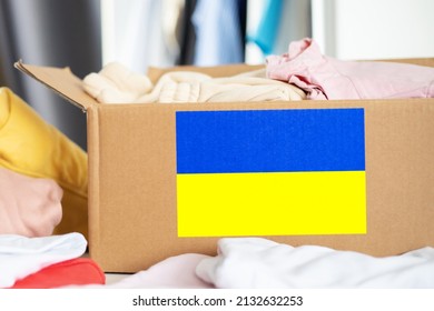 Humanitarian Aid To Ukraine Because Of The War, Charity And Assistance To People In Need, Refugee Support