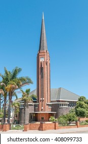 HUMANSDORP, SOUTH AFRICA - FEBRUARY 28, 2016:  The Dutch Reformed Church Humansdorp, Built In The Byzantine Architectural Style