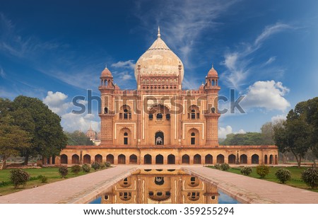 Humayun Tomb,New Delhi The last refuge of Mughal Emperor Humayun reminds rather of a luxurious palace, than a tomb. Humayuns Tomb is one of the most popular tourist destination in India.