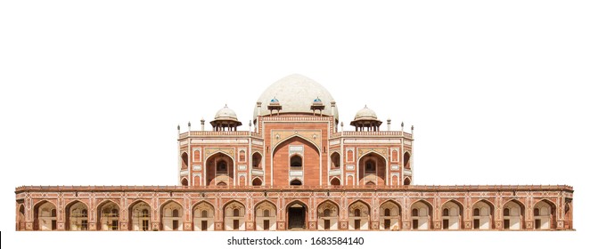 Humayuns Tomb Isolated On White Background Stock Photo 1683584140 ...