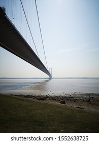 Humber Bridge in the area of Hull 