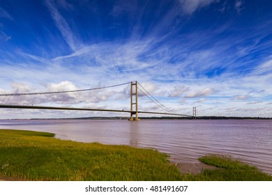 Humber Bridge, Humberside, England.