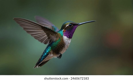 Hummingbirds are small birds that are important honey-related animals. It is a very small and colorful bird, whose main food is honey and flower juice.