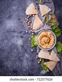 Hummus And Pita Bread