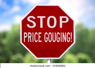 Humorous Sign - Stop Price Gouging!