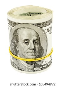 Hundred Dollar Money Pile Isolated On Stock Photo 105494972 | Shutterstock