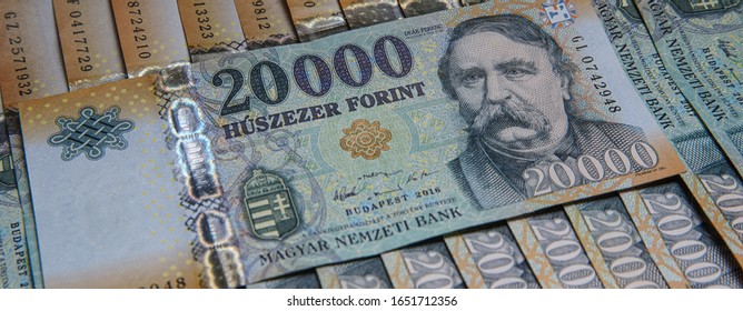 Hungarian Forint 20 000 Forint Banknote Ferenc Deák. Europe Hungary.