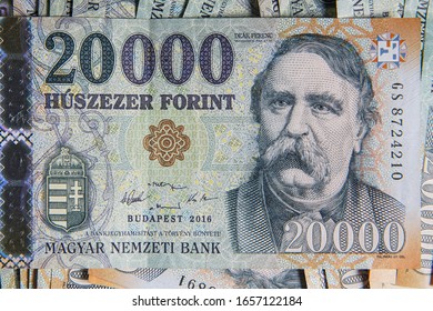 Hungarian Forint 20 000 Forint Banknote Ferenc Deák. Europe Hungary.