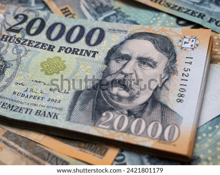 Hungarian forint, 20.000 forint, hungary, twenty thousand forint