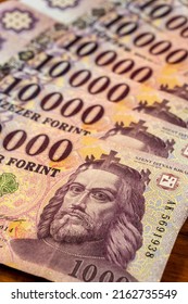 Hungarian Forint Banknotes. 10000 Forint Banknote.