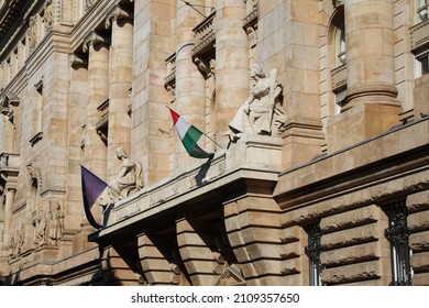 Hungarian National Bank (Nemzeti Bank) In Budapest, Hungary