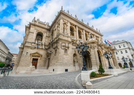 Hungarian Royal State Opera House in Budapest, Hungary