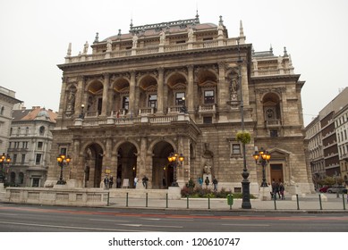 Hungarian State Opera House In Budapest