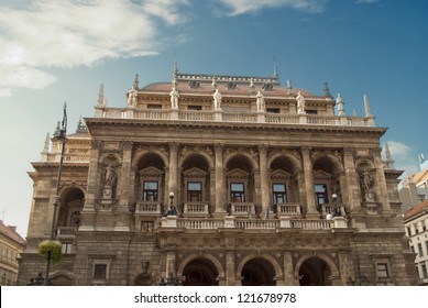 Hungarian State Opera House In Budapest