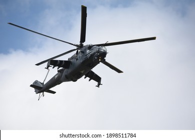 Budaörs Hungary 05.18.2019. Mi-24 Hind Hungarian Air Force