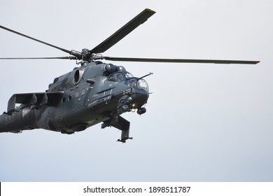 Budaörs Hungary 05.18.2019. Mi-24 Hind Hungarian Air Force