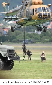 Budaörs Hungary 05.18.2019. MI-8 Hungarian Air Force Helicopter